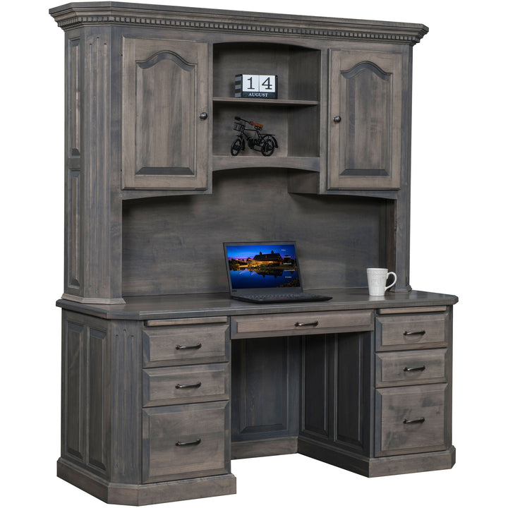 QW Amish Fifth Avenue Desk with Optional Hutch