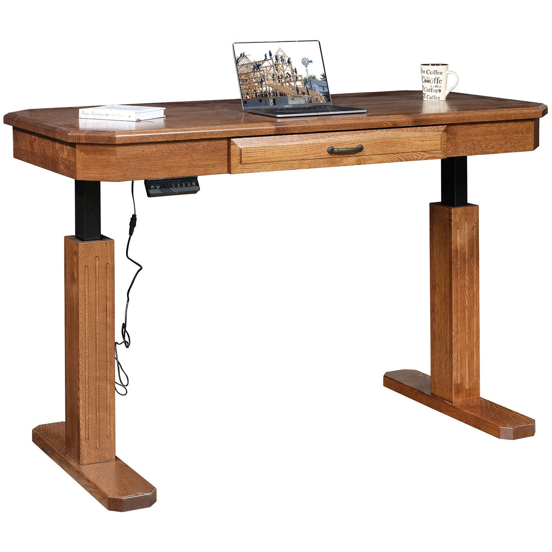 QW Amish Fifth Avenue Sit-To-Stand Desk