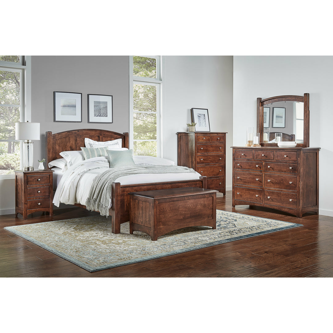 QW Amish Finland 9 Drawer Dresser & Optional Mirror