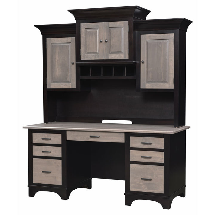 QW Amish Finley Wall Unit with Optional Hutch