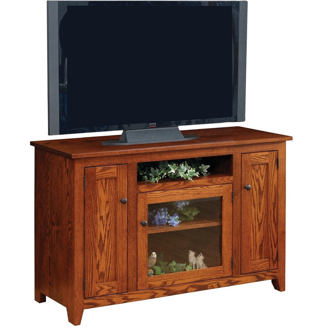 QW Amish Flat Wall Mission 50" TV Stand ALWO-MM-5033