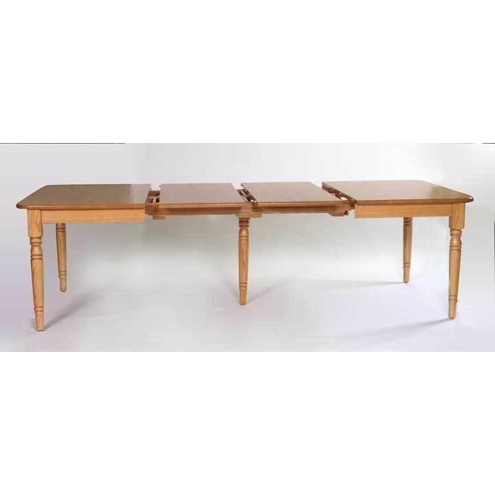 QW Amish Folding Leaf Leg Table 48x72 with/2 - 20"  Leaves