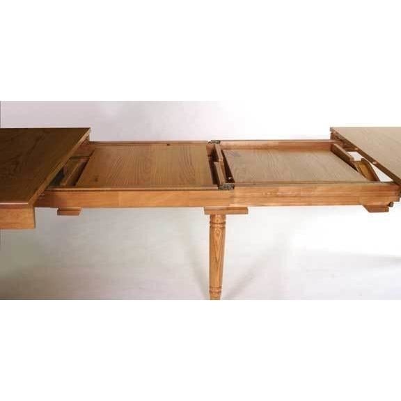 QW Amish Folding Leaf Leg Table 48x72 with/2 - 20"  Leaves WBFE-FOLDINGLEAFLEGTABLE4872