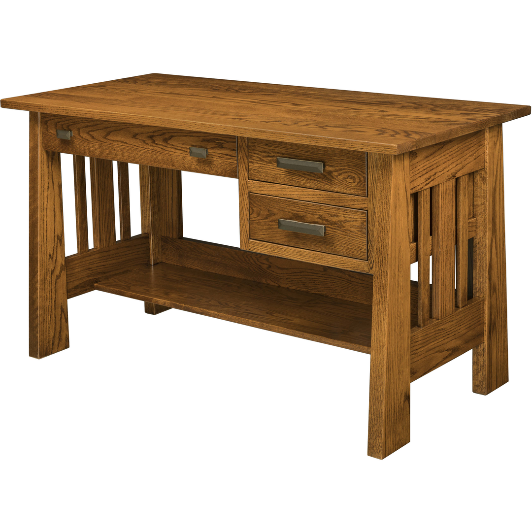 QW Amish Freemont Open Pedestal Desk