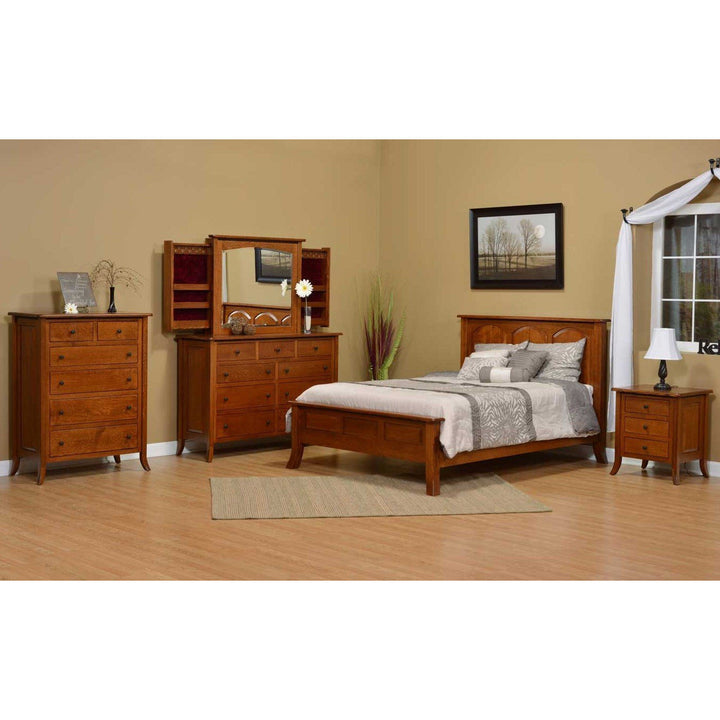 QW Amish Galveston Bed