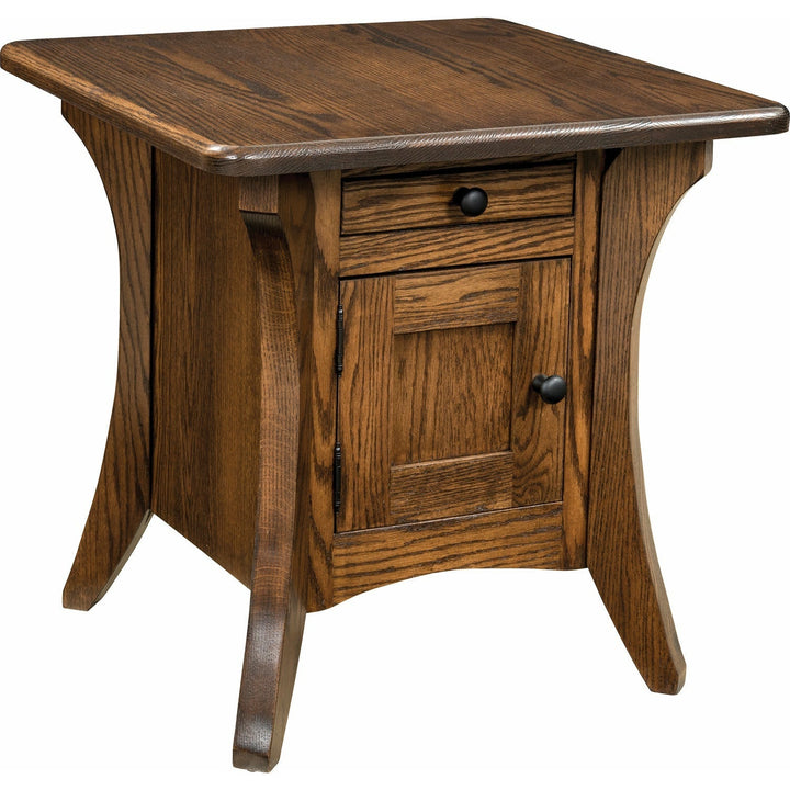 QW Amish Galveston Enclosed End Table