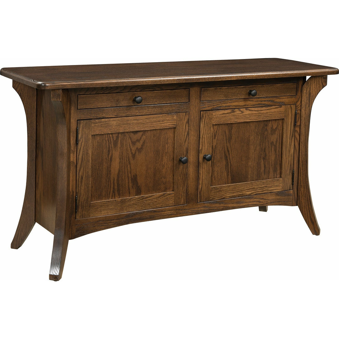 QW Amish Galveston Enclosed Sofa Table