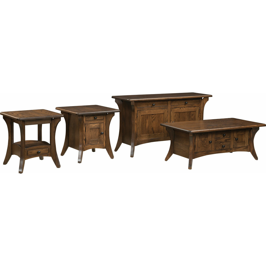 QW Amish Galveston Open End Table