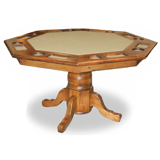 QW Amish Hamilton Flip Top Poker Table SPWL-Hamilton54