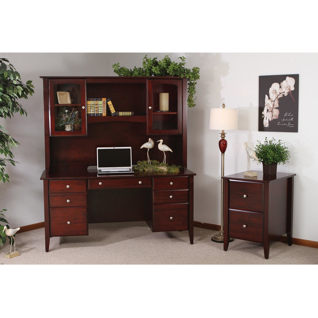 QW Amish Hampton 64" Desk with Optional Hutch MEKH-HM30123212