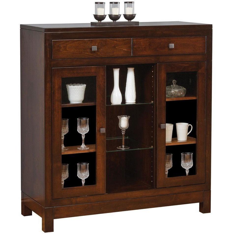 QW Amish Hampton China Cabinet