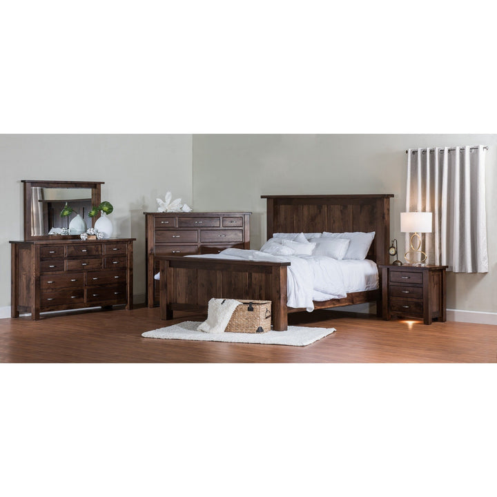 QW Amish Heidi Panel Bed