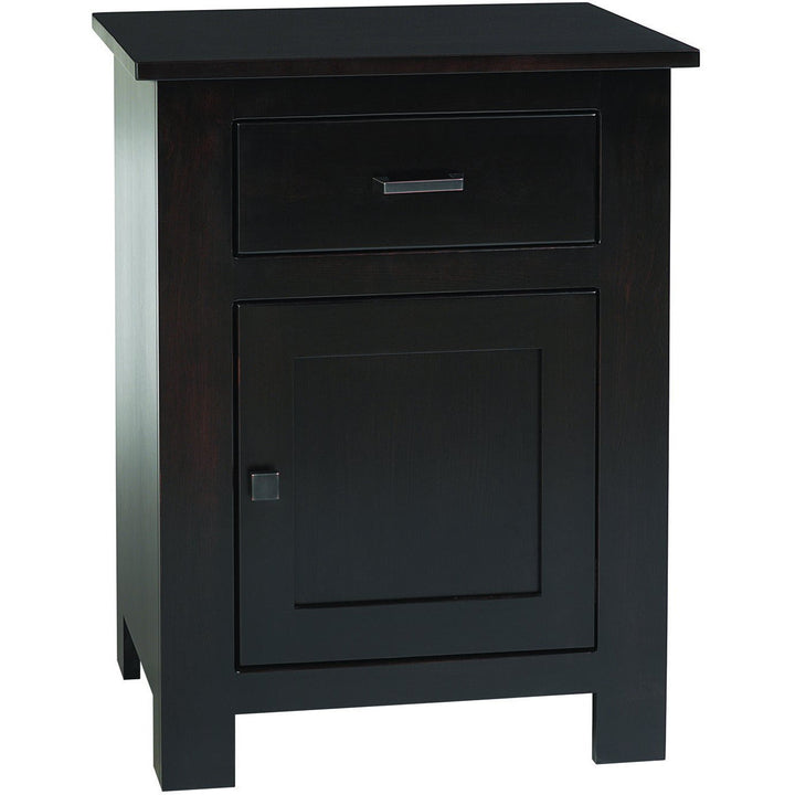 QW Amish Horizon Shaker 1 Drawer, 1 Door Nightstand