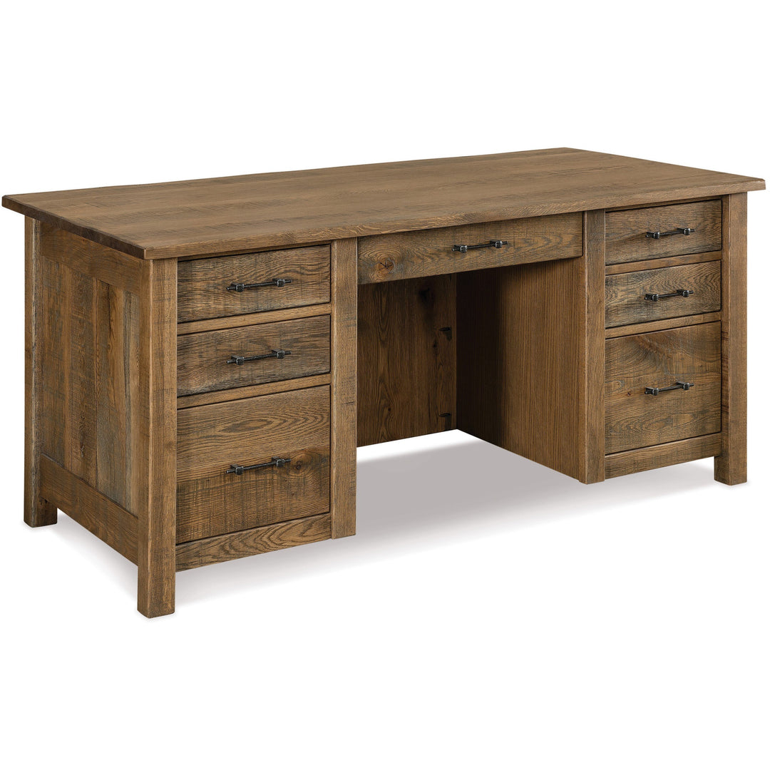 QW Amish Houston Executive Desk FCIV-FVD-3365-HT