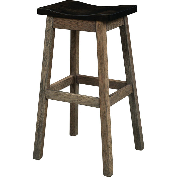 QW Amish Hudson Saddle Stool