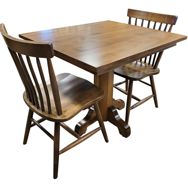 QW Amish Island Pedestal Table