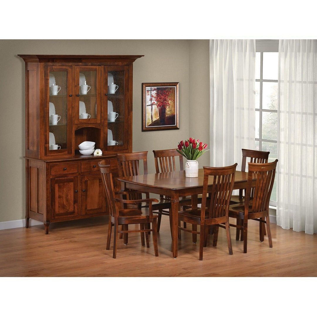 QW Amish Jacob Martin 7pc Dining Set GPSO-JACOB,CQOC-1901,1902-7PCSET