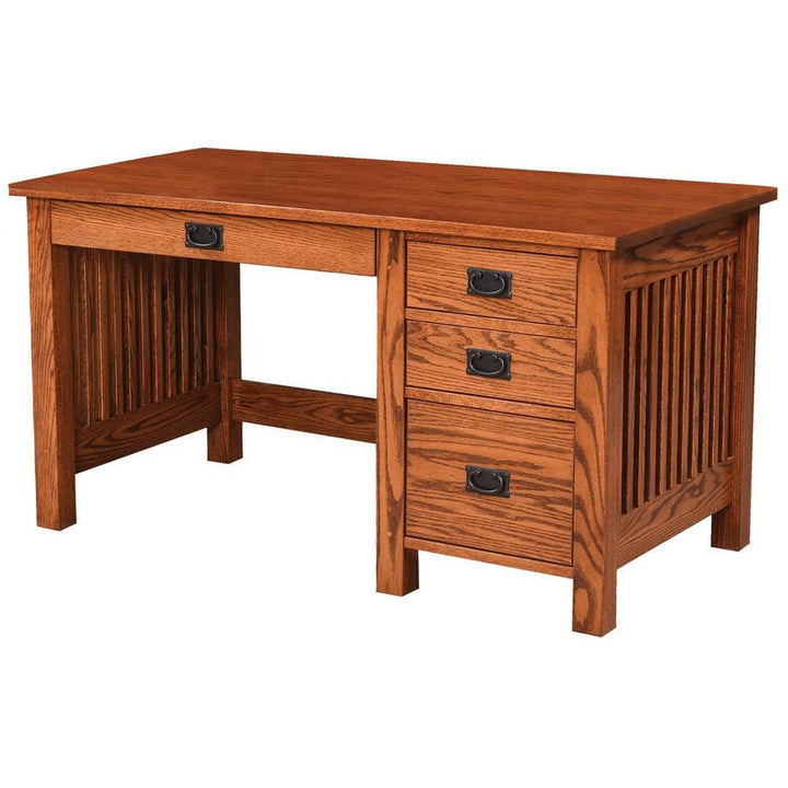 QW Amish JD Mission 56" Desk w/ Optional Hutch