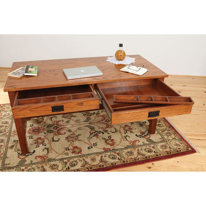 QW Amish JD Mission 62" Writing Desk