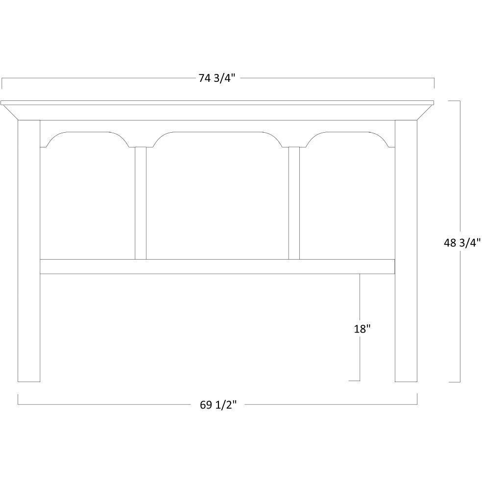 QW Amish Jefferson Credenza & Optional Hutch