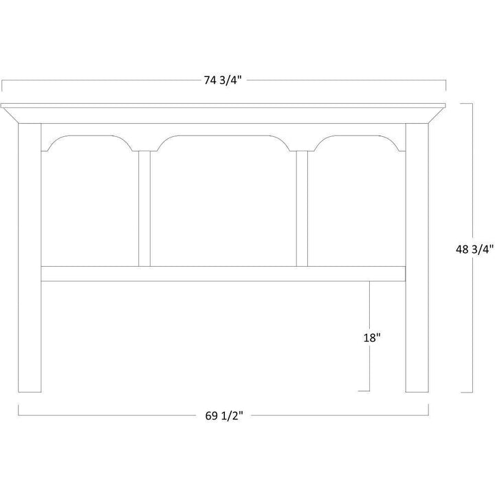 QW Amish Jefferson Credenza & Optional Hutch