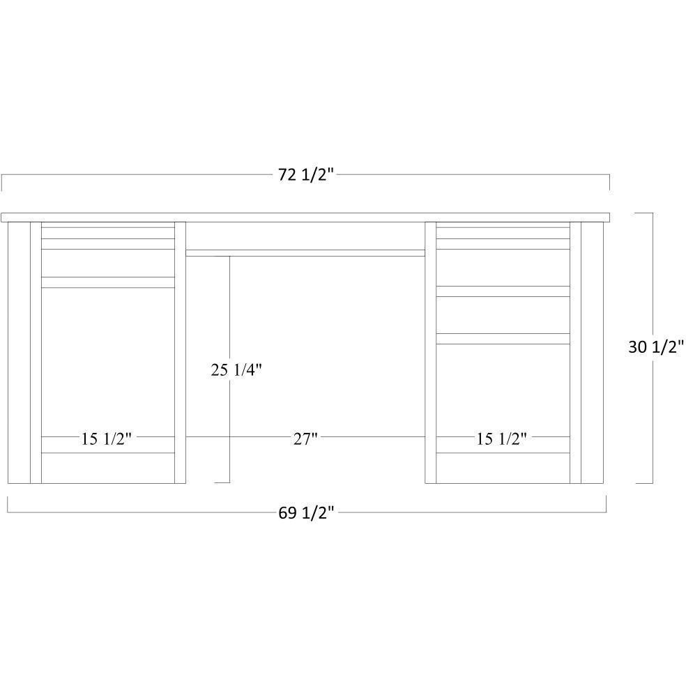 QW Amish Jefferson Credenza & Optional Hutch