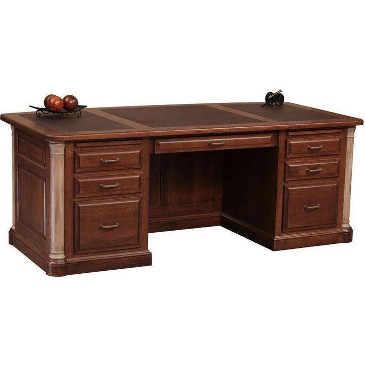 QW Amish Jefferson Premier Executive Desk