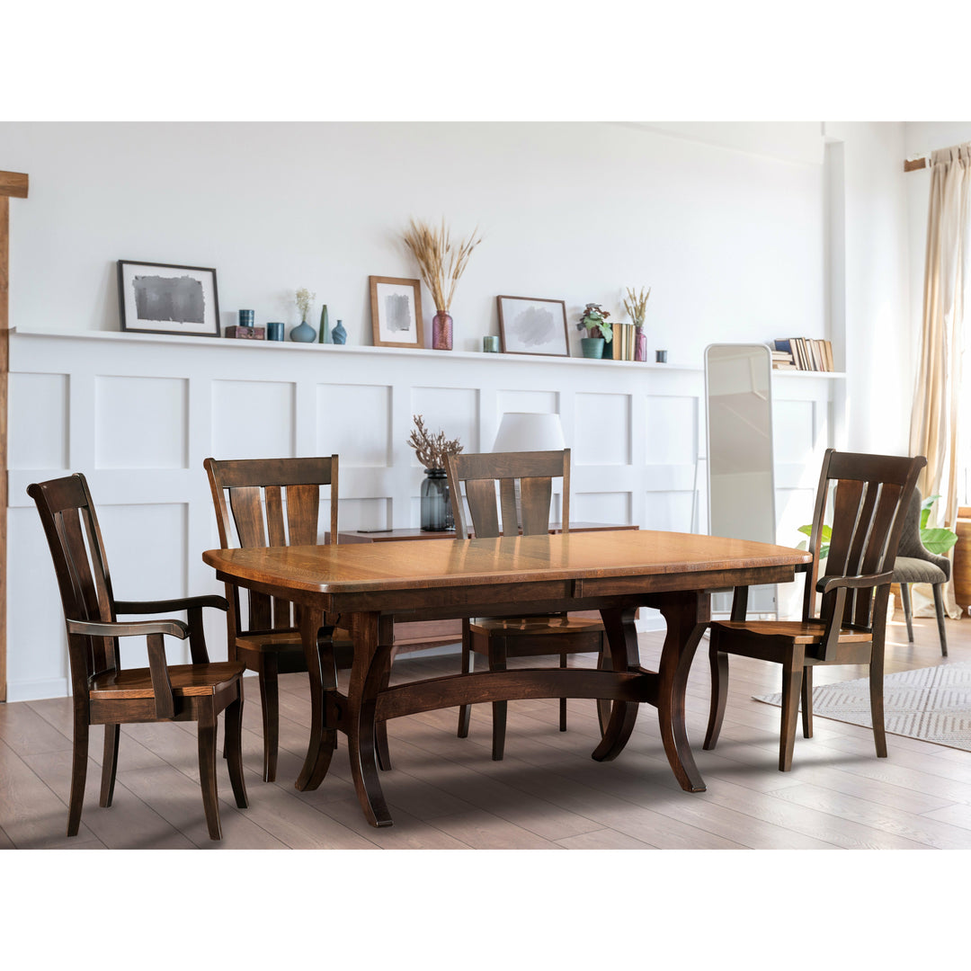 QW Amish Jessica 7pc Dining Set