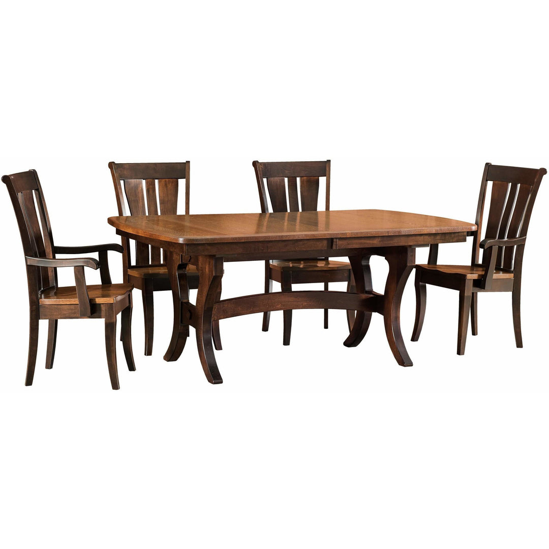 QW Amish Jessica 7pc Dining Set IWPH--JESSICA,WE-FENMORE