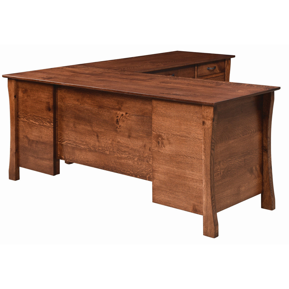 QW Amish Kapernaum L Desk w/ Optional Hutch