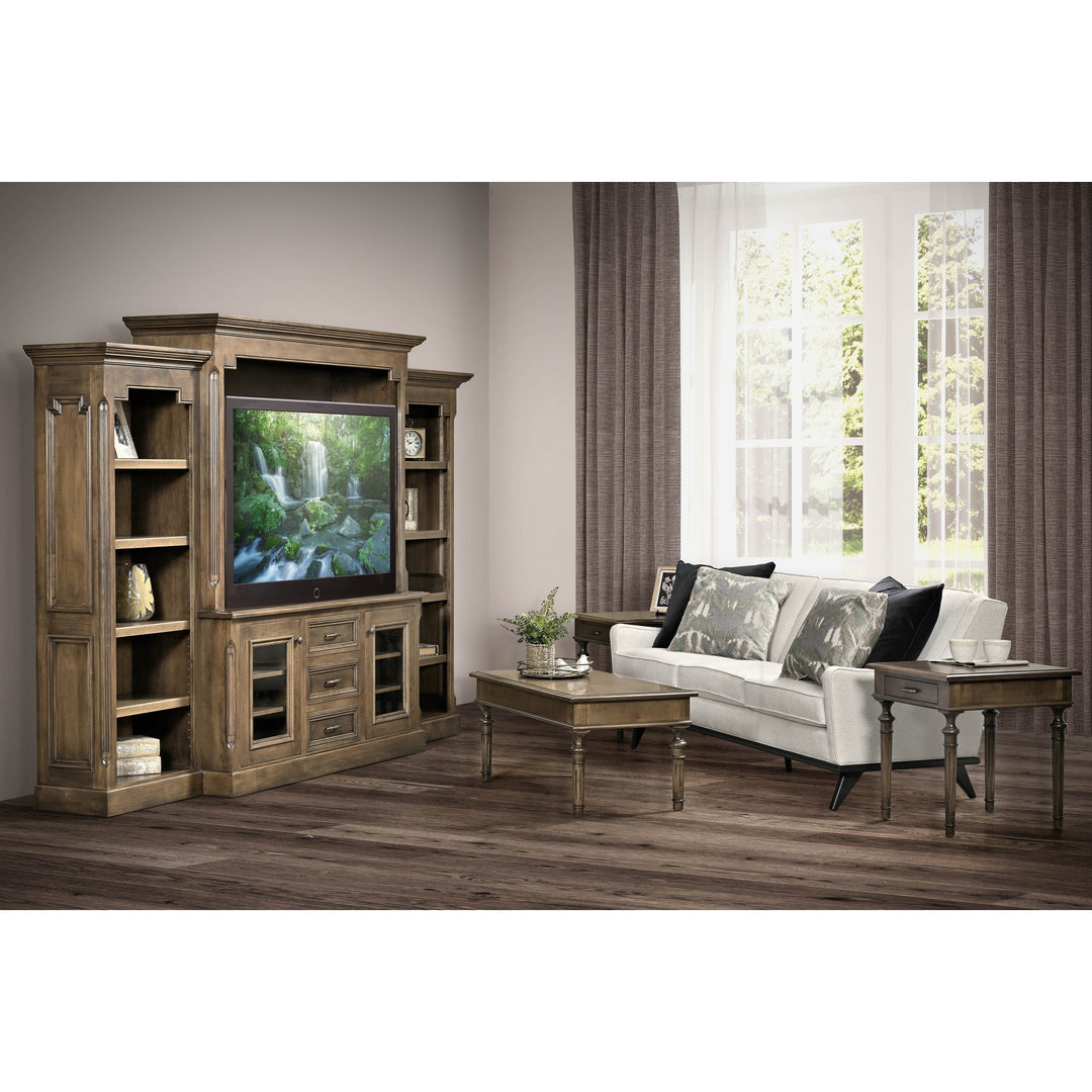 QW Amish Kensington Entertainment Wall Unit