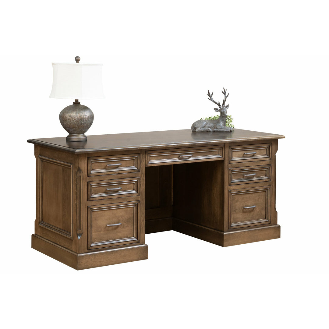 QW Amish Kensington Executive Desk