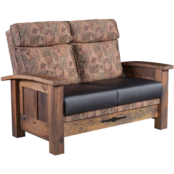 QW Amish Kimbolton Reclaimed Loveseat QPWF-1030LOVESEAT-LEATHER