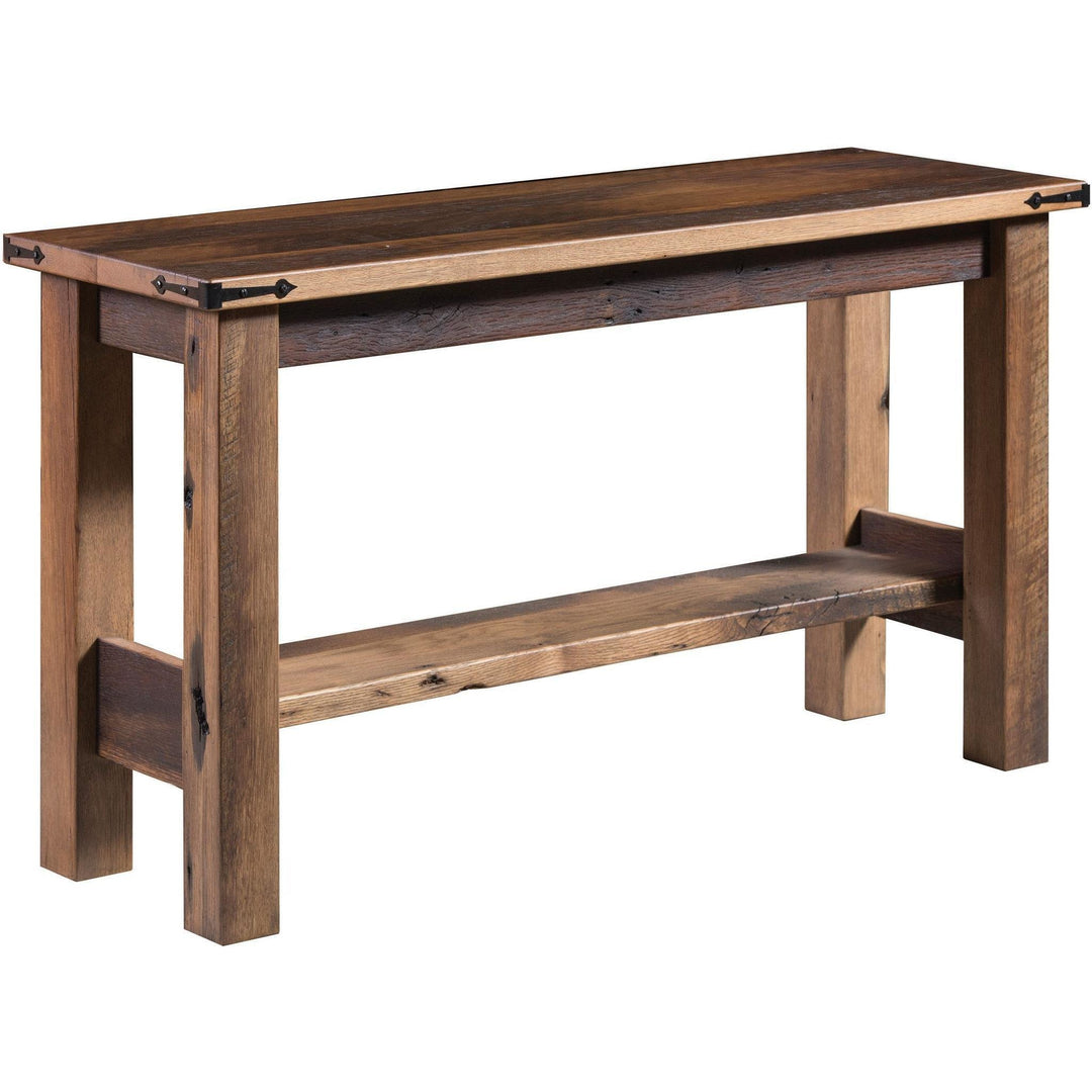 QW Amish Kimbolton Reclaimed Sofa Table QPWF-1030SSOFATABLE