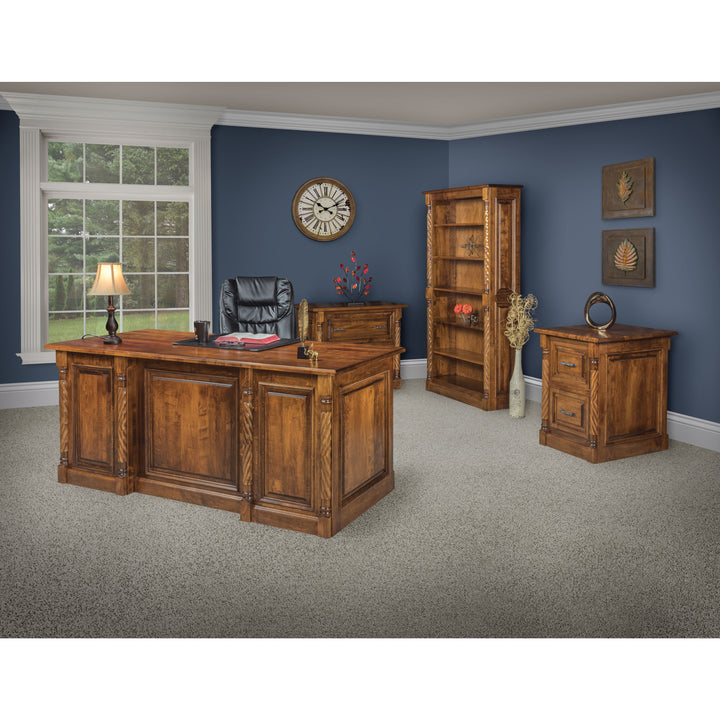 QW Amish Kincaid 72" Executive Desk