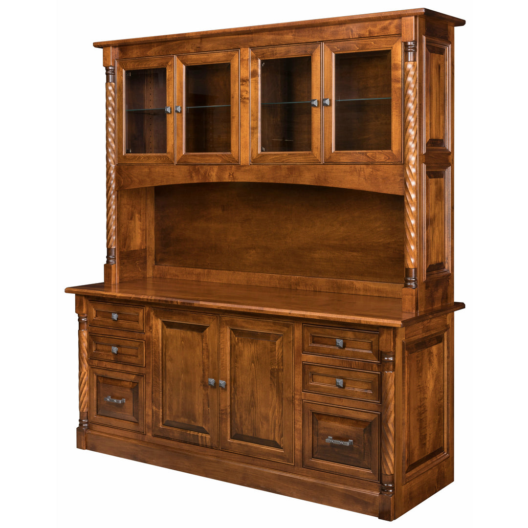 QW Amish Kincaid Credenza with Optional Hutch