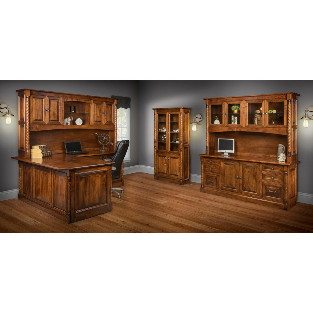 QW Amish Kincaid Credenza with Optional Hutch