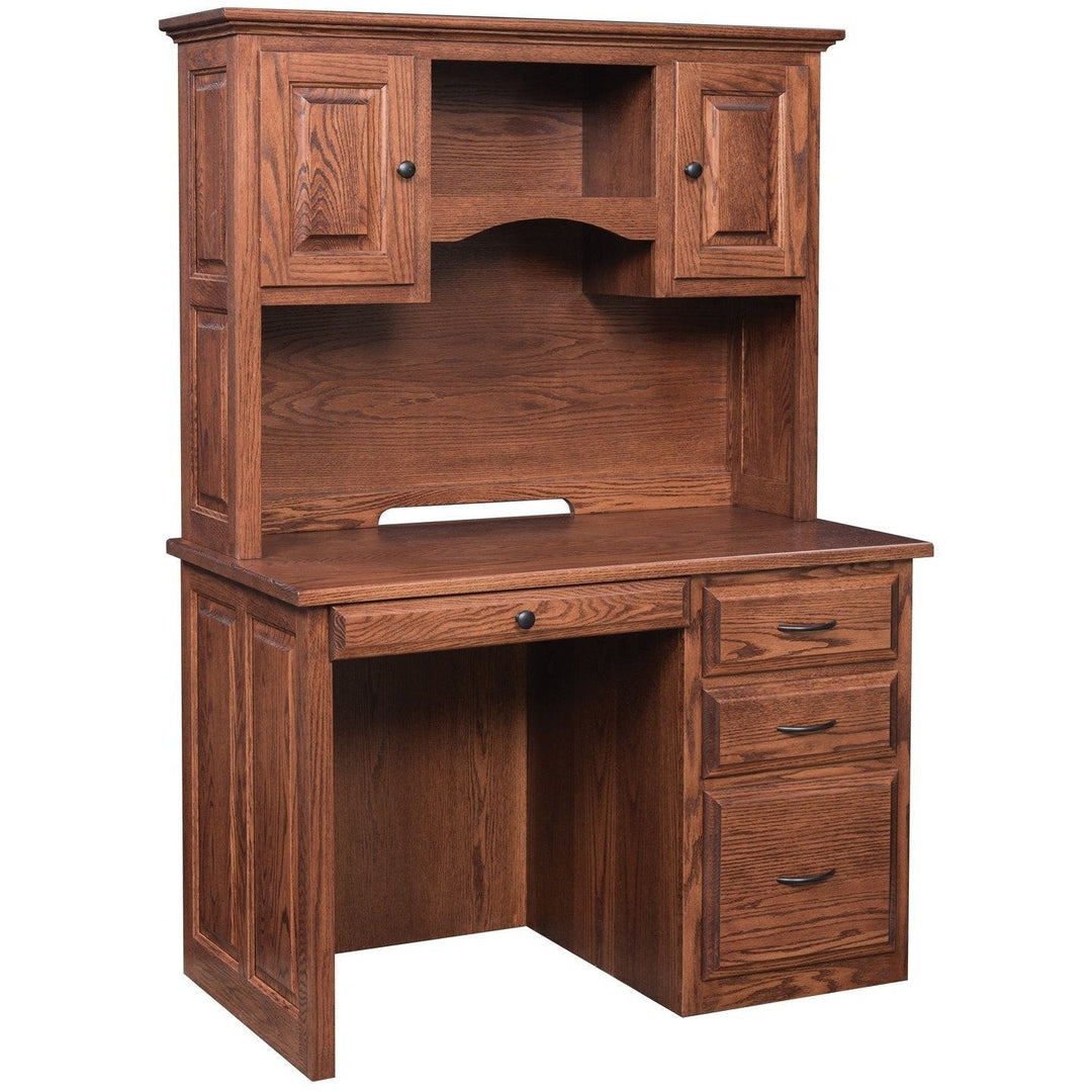 QW Amish Kingston 44" Desk with Optional Hutch MEKH-KT-7043-8043