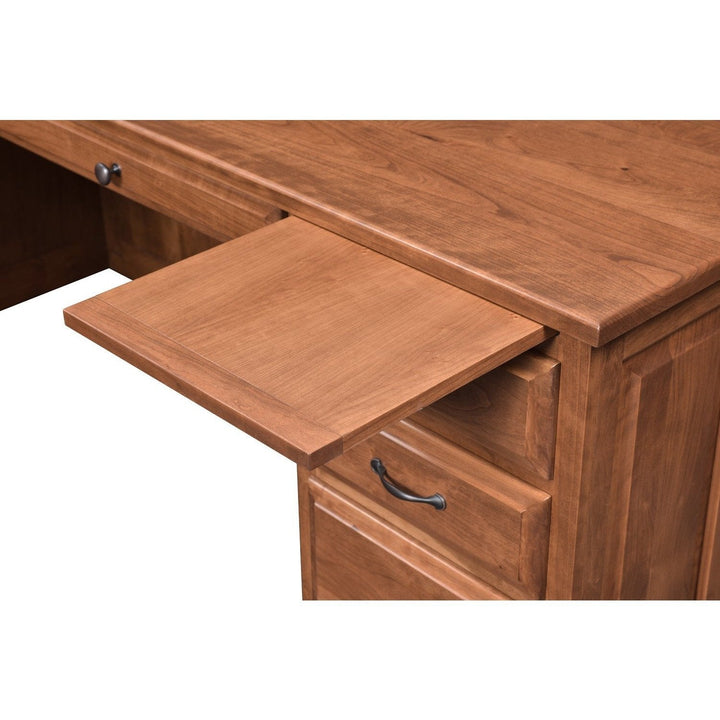 QW Amish Kingston 60" Desk with Optional Hutch MEKH-KT-7060-8060