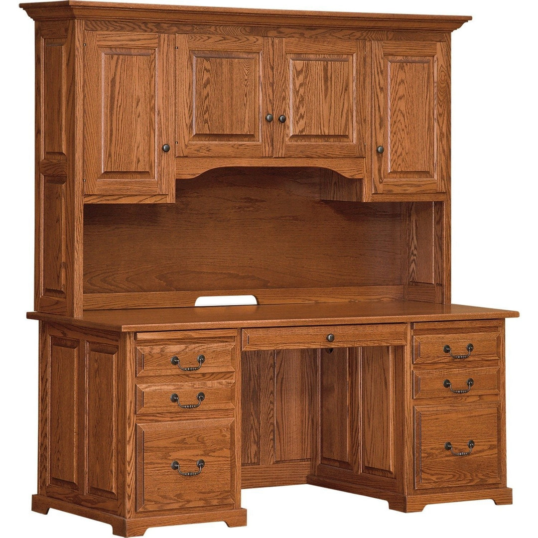 QW Amish Kingston 70" Desk with Optional Hutch MEKH-KT-7070-8070