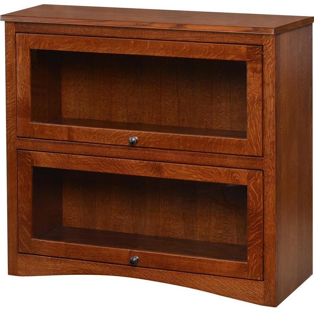 QW Amish Lawyers Bookcase 2 Door