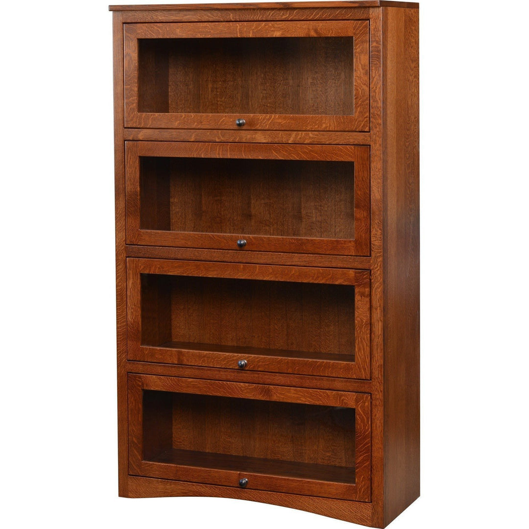 QW Amish Lawyers Bookcase 4 Door