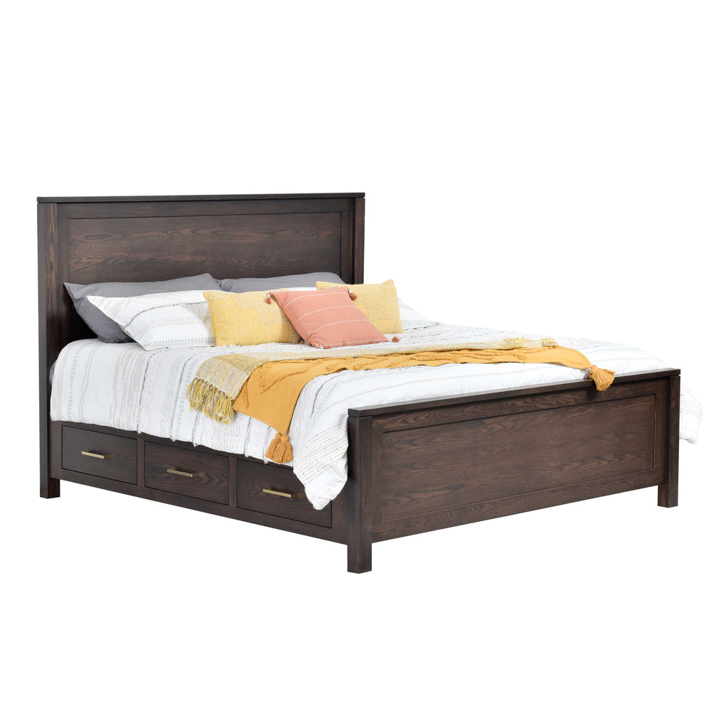 QW Amish Leon 5pc Set w/ Storage Bed