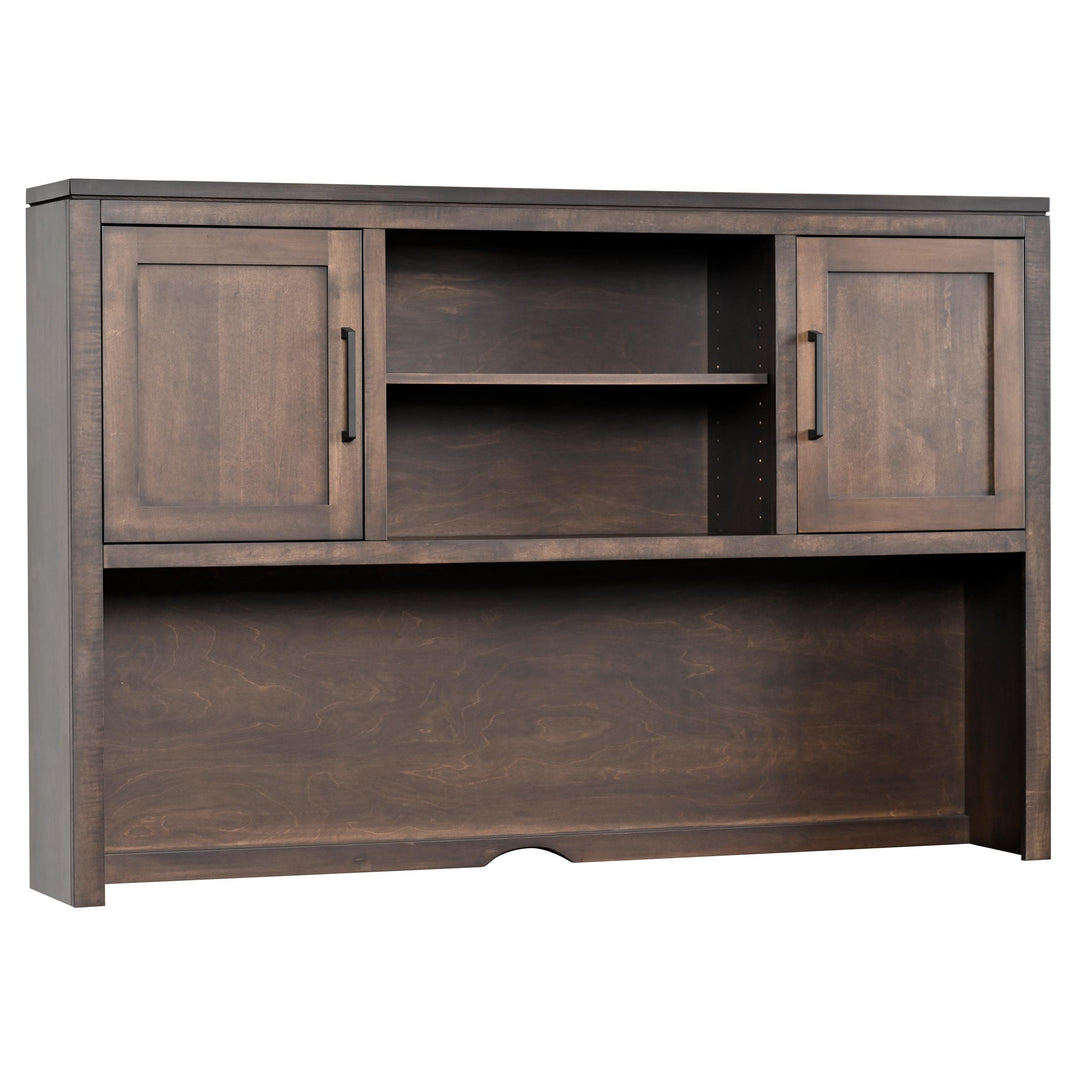 QW Amish Leon L Shape Desk w/ Optional Hutch