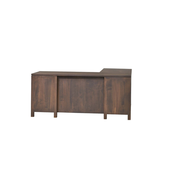 QW Amish Leon L Shape Desk w/ Optional Hutch