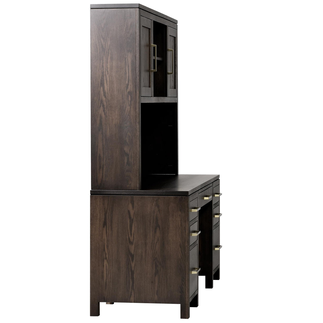 QW Amish Leon Wall Desk w/ Optional Hutch