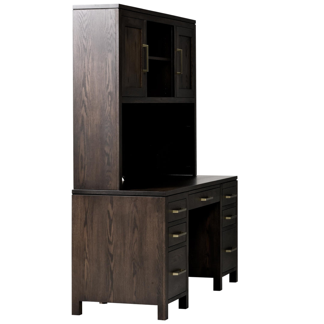 QW Amish Leon Wall Desk w/ Optional Hutch