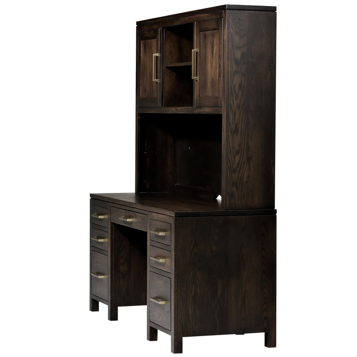 QW Amish Leon Wall Desk w/ Optional Hutch