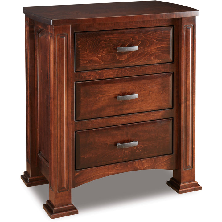 QW Amish Lexington 3 Drawer Nightstand