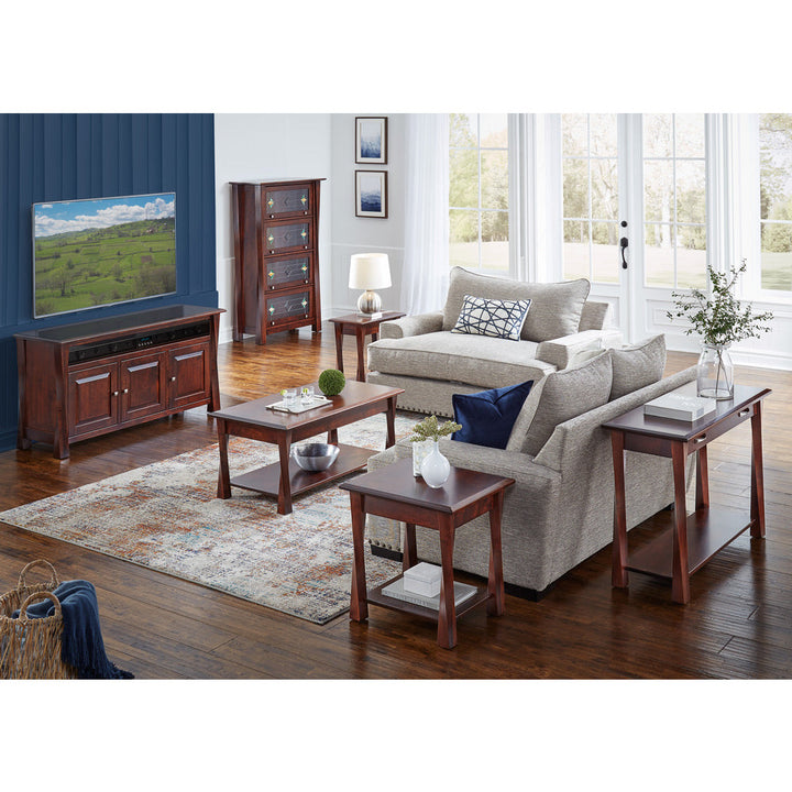 QW Amish Lexington Arc 72" Media Console